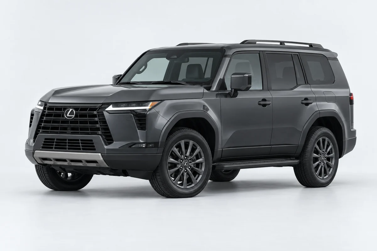 Lexus GX — вид спереди в три четверти