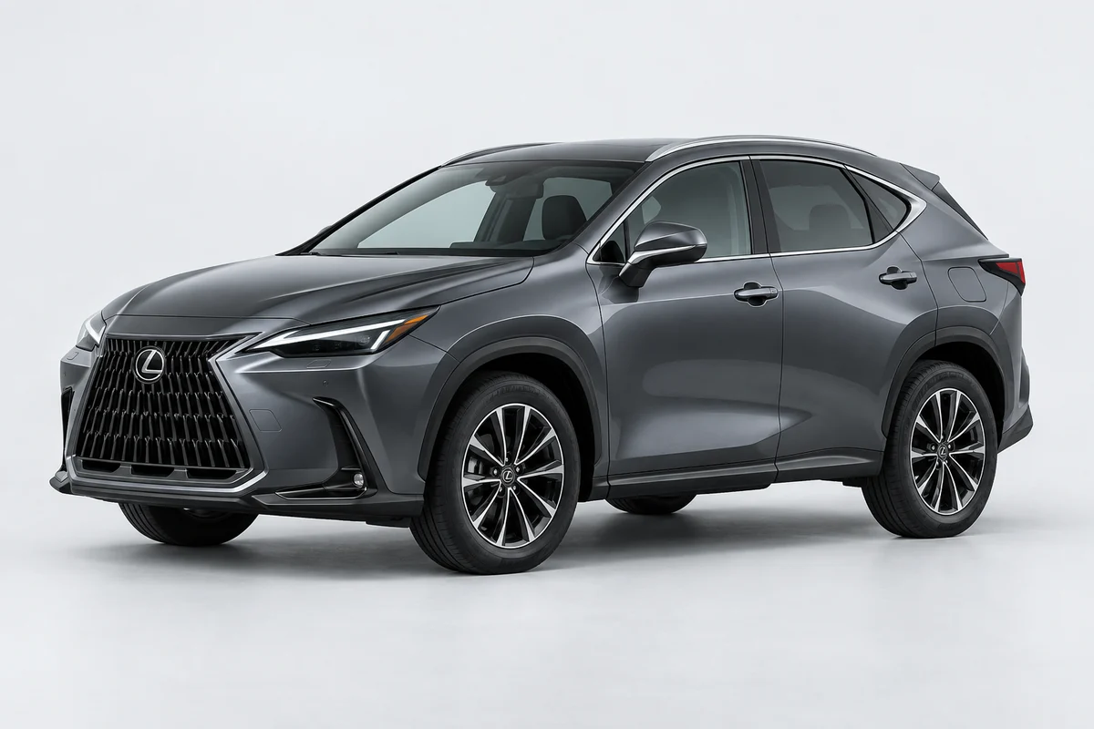 Lexus NX — вид спереди в три четверти