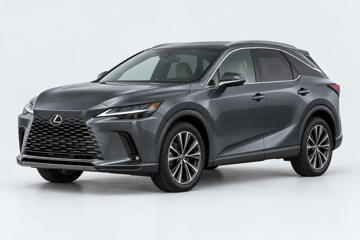 Lexus RX — вид спереди в три четверти