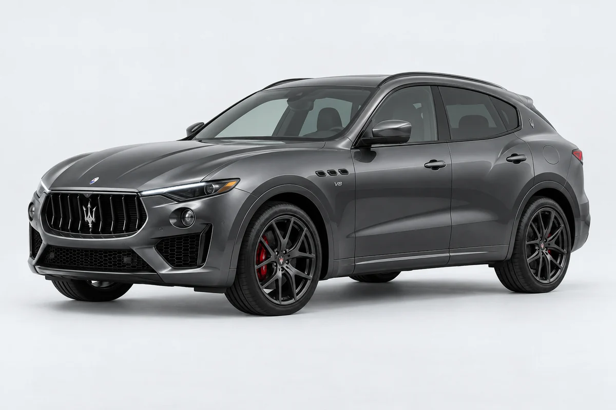 Maserati Levante — вид спереди в три четверти