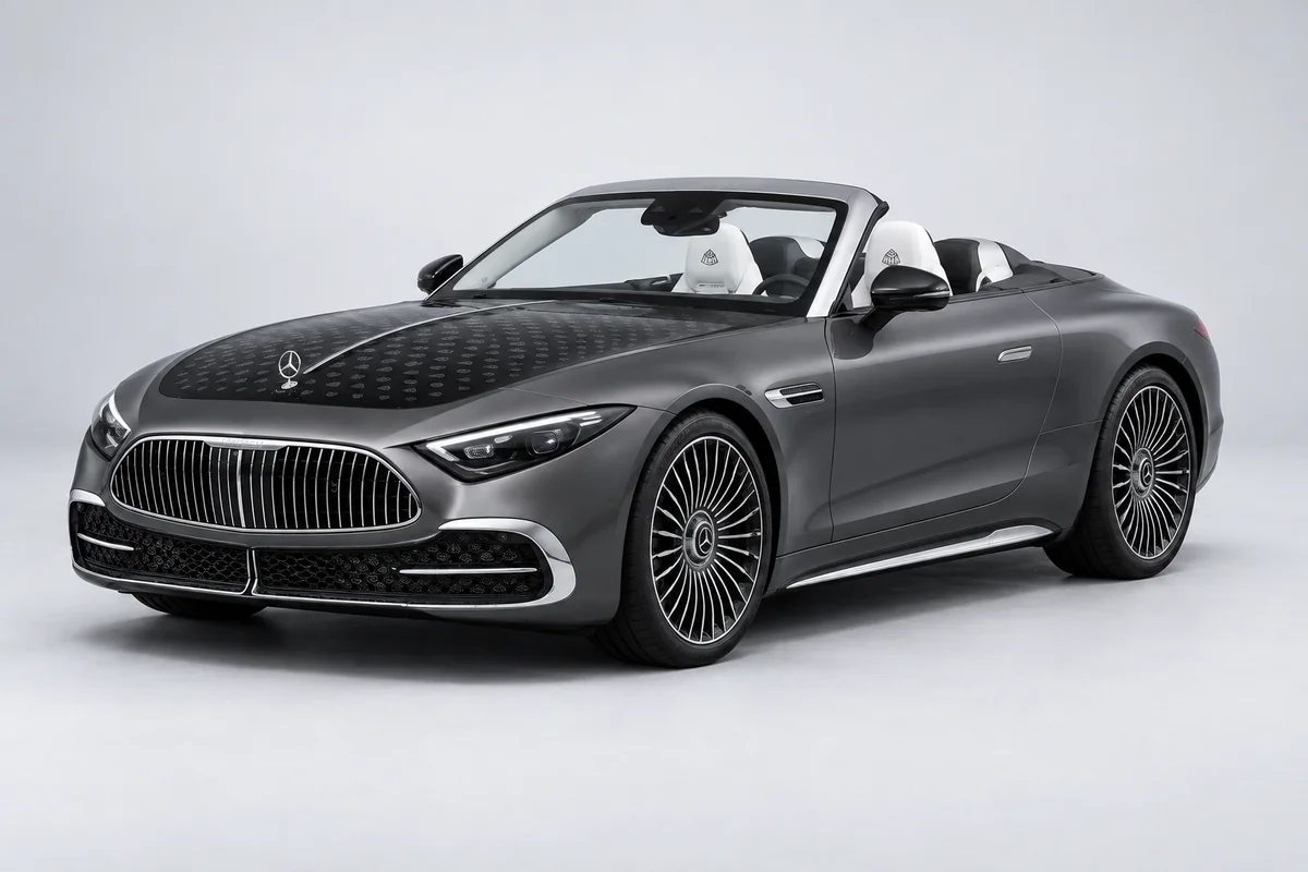 Maybach SL 680 Monogram Series — вид спереди в три четверти
