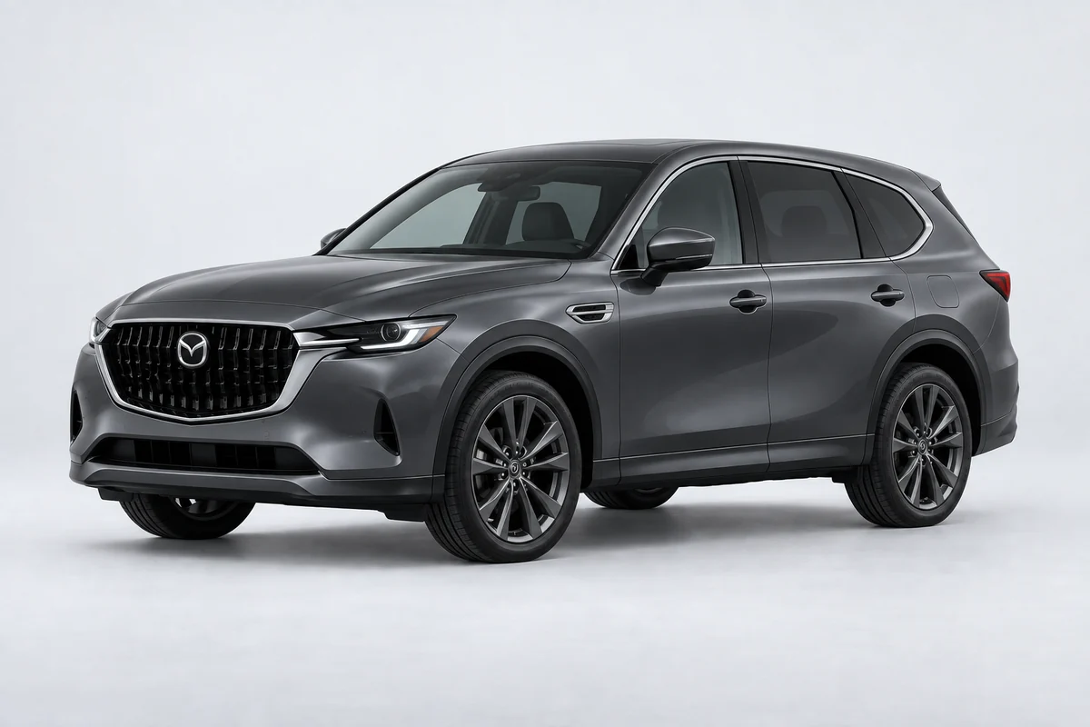 Mazda CX-60 — вид спереди в три четверти