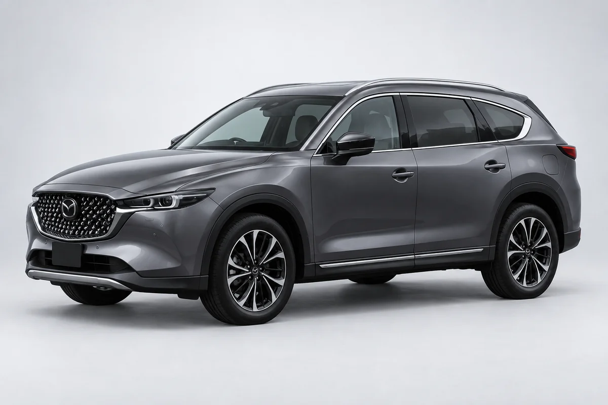 Mazda CX-8 — вид спереди в три четверти