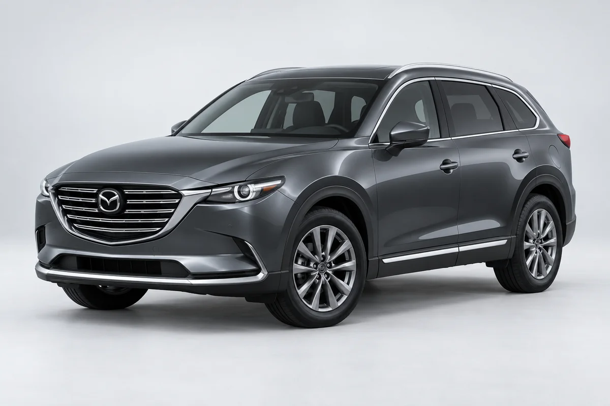 Mazda CX-9 — вид спереди в три четверти