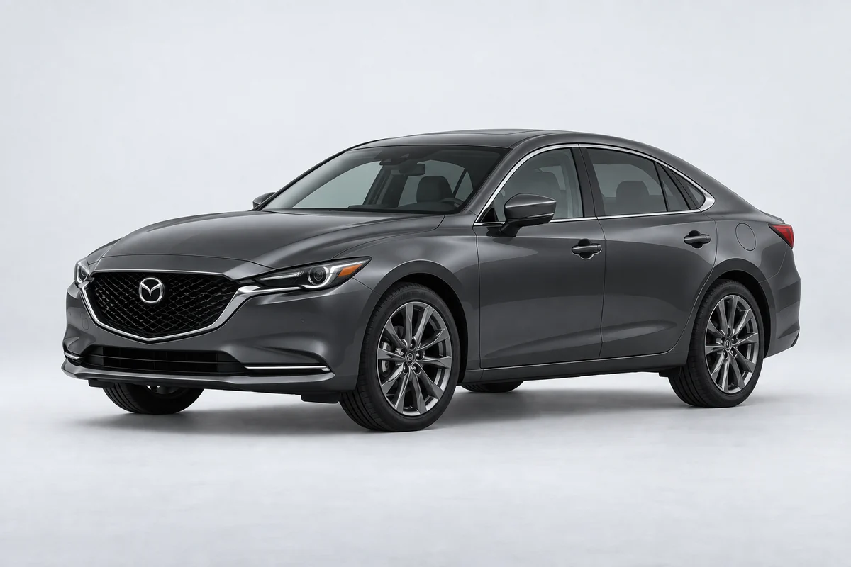 Mazda6 — вид спереди в три четверти