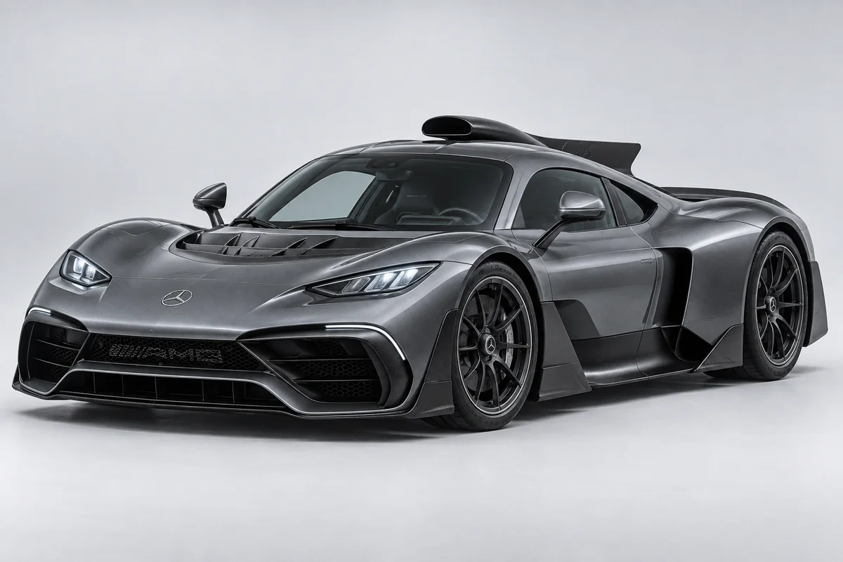 Mercedes-Benz Mercedes-AMG ONE — вид спереди в три четверти