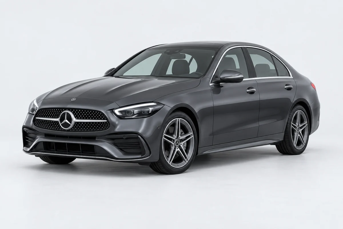 Mercedes-Benz C-Класс — вид спереди в три четверти