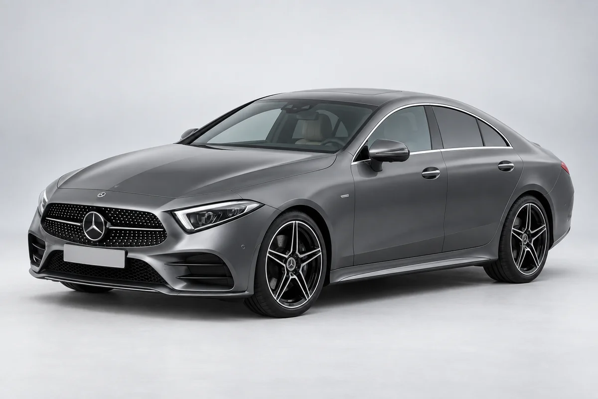 Mercedes-Benz CLS — вид спереди в три четверти