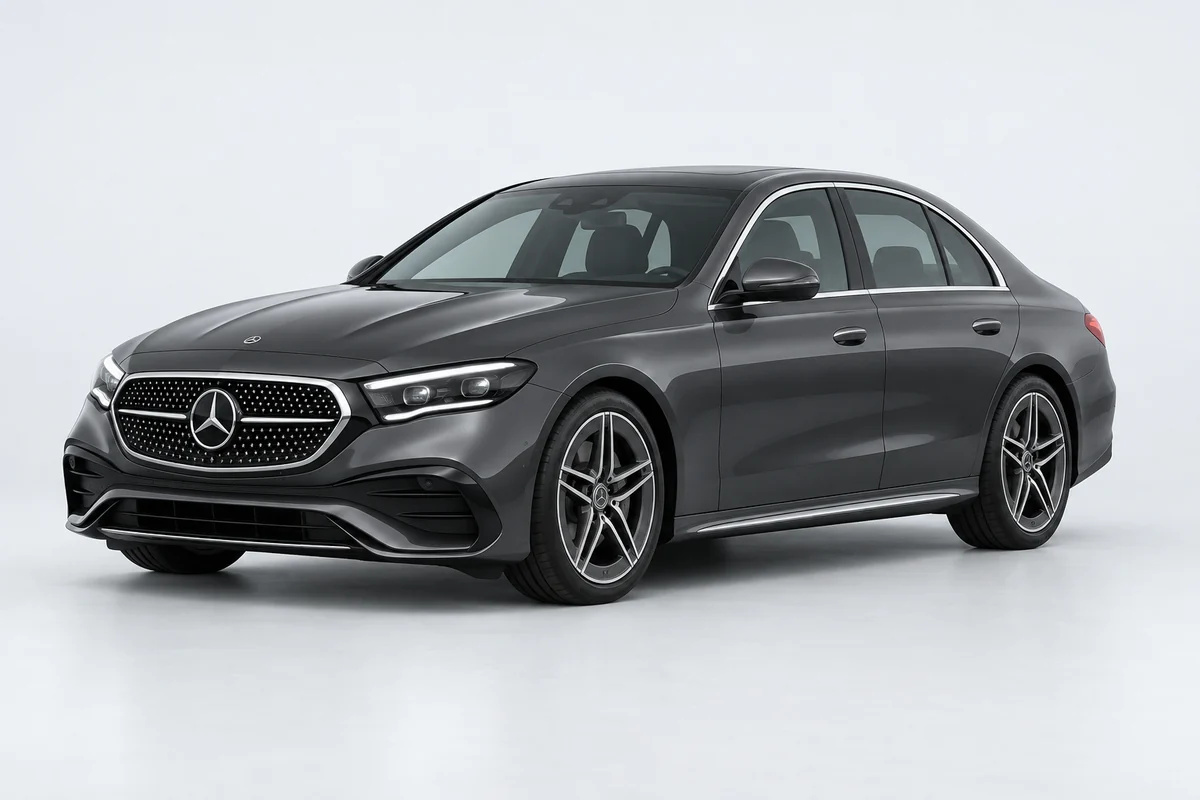 Mercedes-Benz E-Класс — вид спереди в три четверти