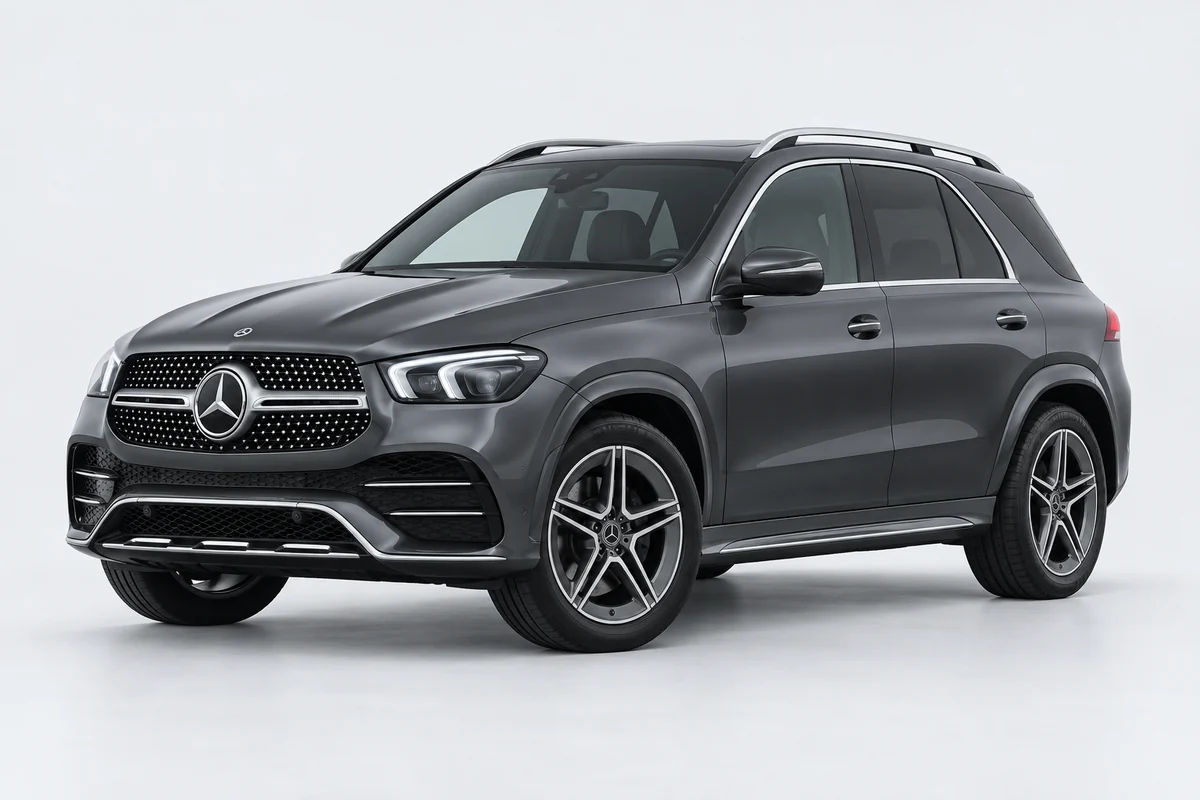 Mercedes-Benz GLE — вид спереди в три четверти
