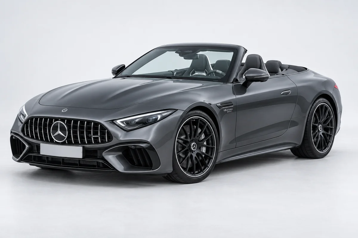 Mercedes-Benz SL — вид спереди в три четверти