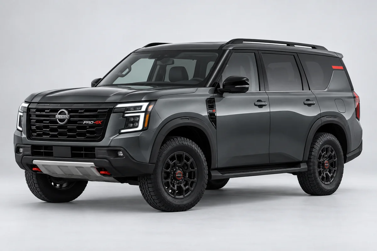 Nissan Armada — вид спереди в три четверти