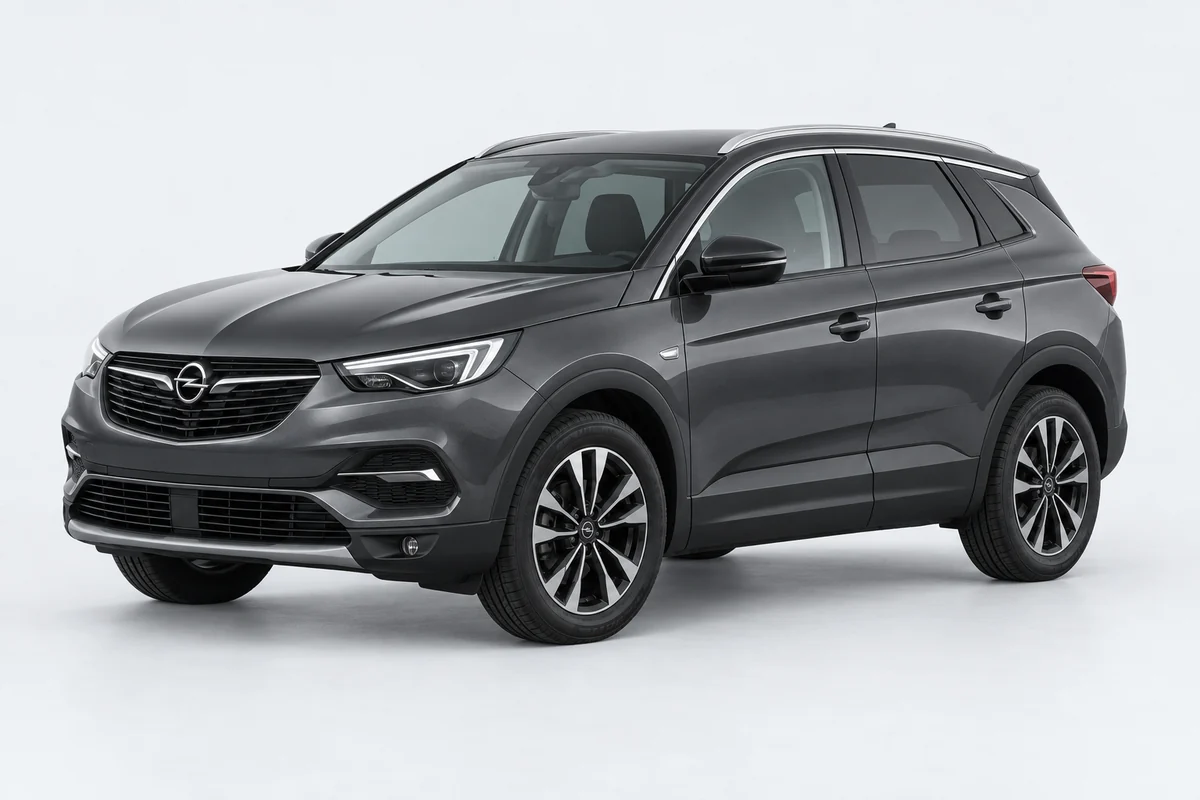 Opel Grandland — вид спереди в три четверти