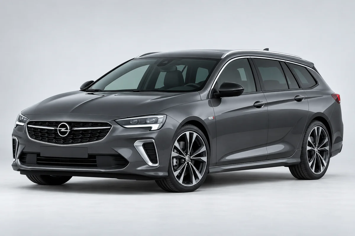 Opel Insignia — вид спереди в три четверти