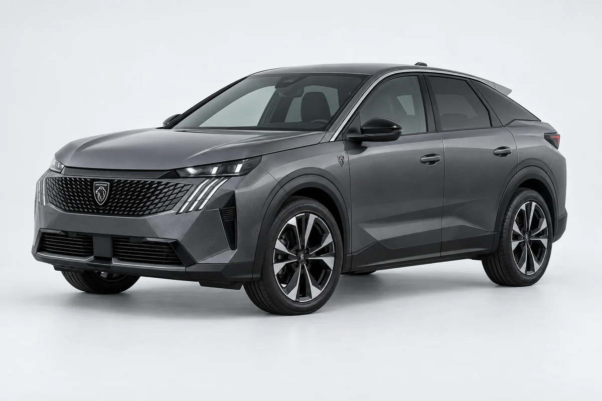 Peugeot 3008 — вид спереди в три четверти