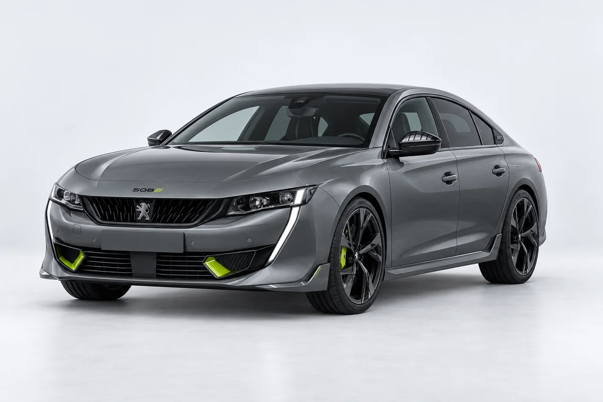 Peugeot 508 — вид спереди в три четверти