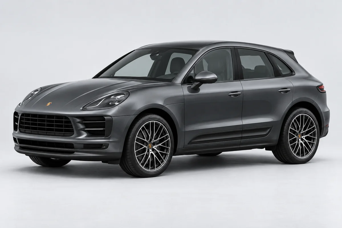 Porsche Macan — вид спереди в три четверти