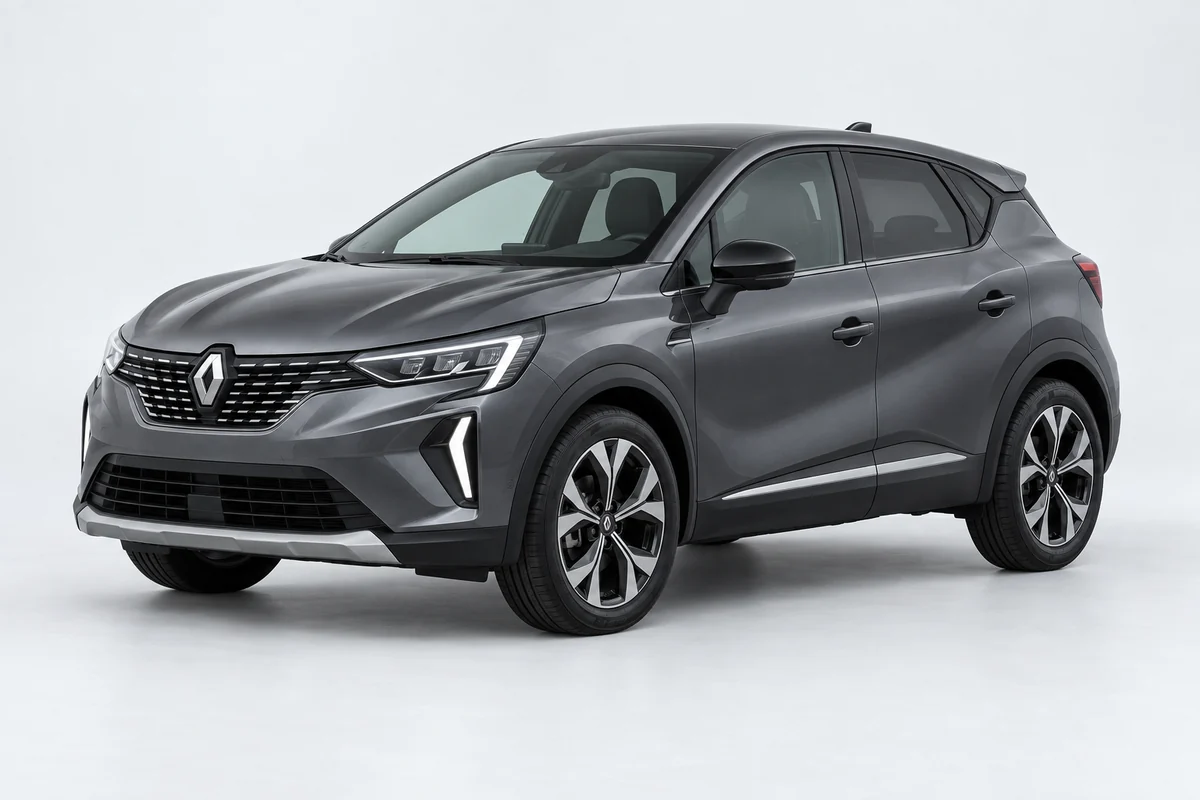 Renault Captur — вид спереди в три четверти