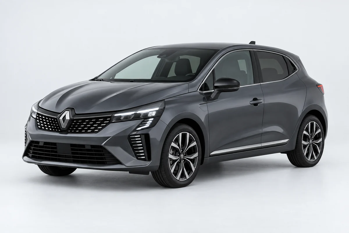 Renault Clio — вид спереди в три четверти