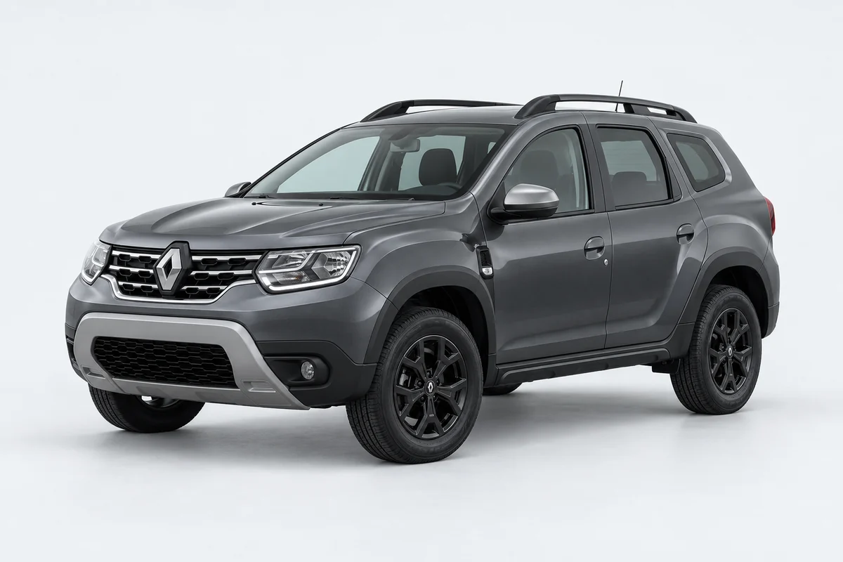 Renault Duster — вид спереди в три четверти