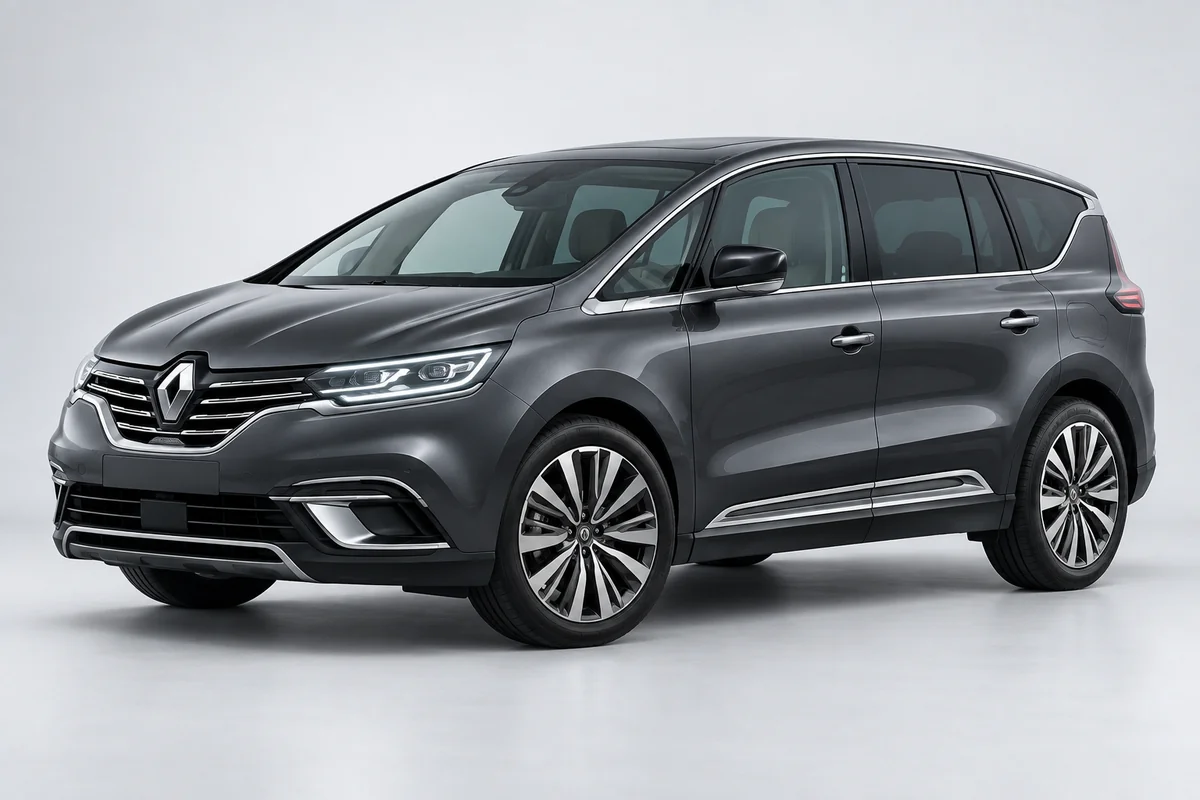 Renault Espace — вид спереди в три четверти