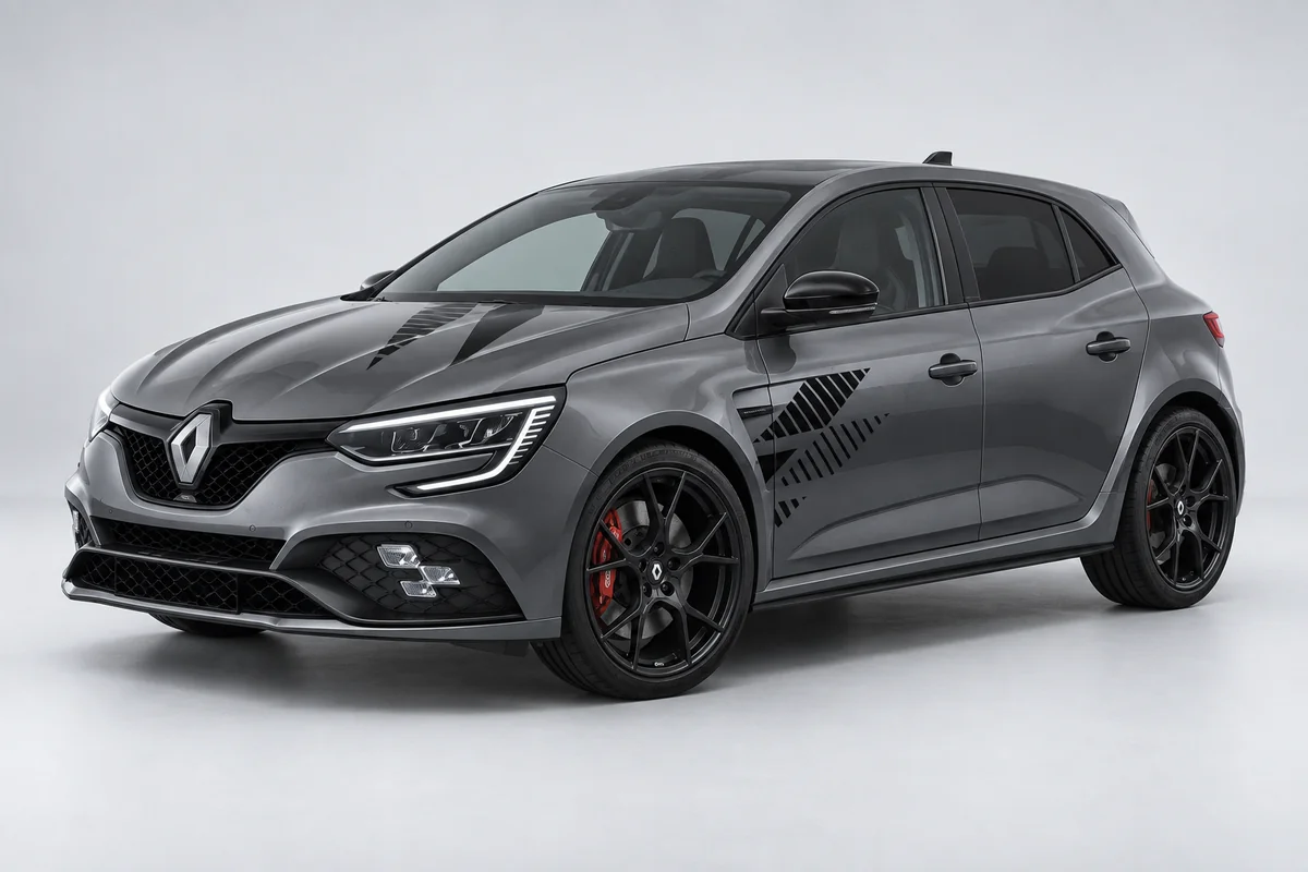 Renault Mégane R.S. — вид спереди в три четверти