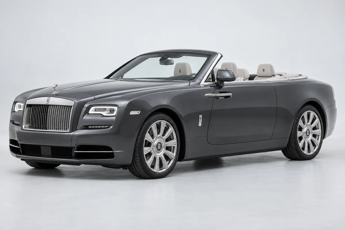 Rolls-Royce Dawn — вид спереди в три четверти