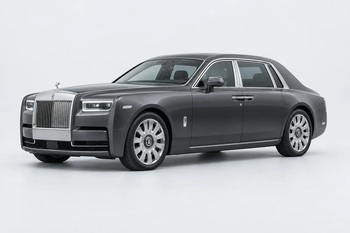 Rolls-Royce Phantom — вид спереди в три четверти