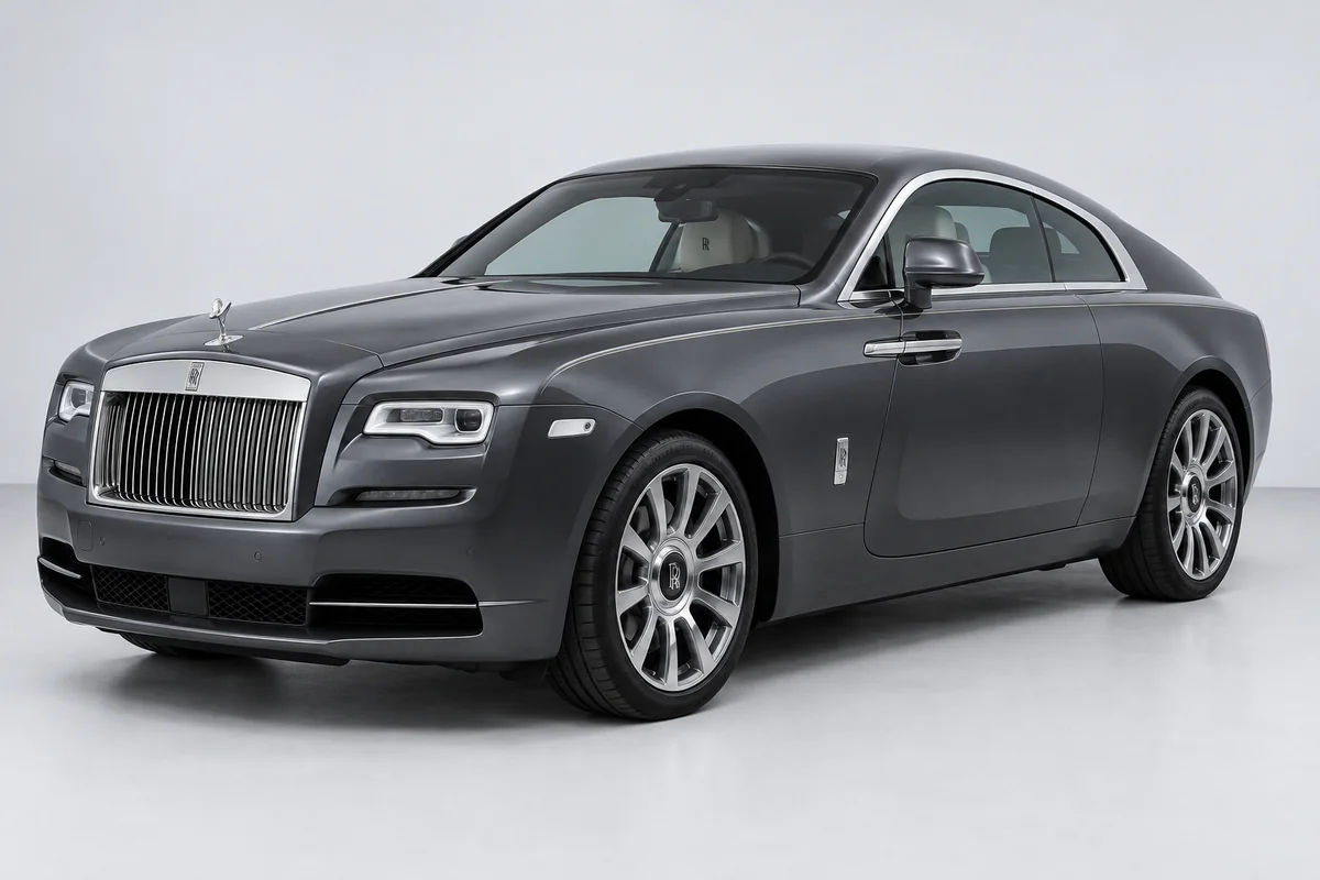 Rolls-Royce Wraith — вид спереди в три четверти
