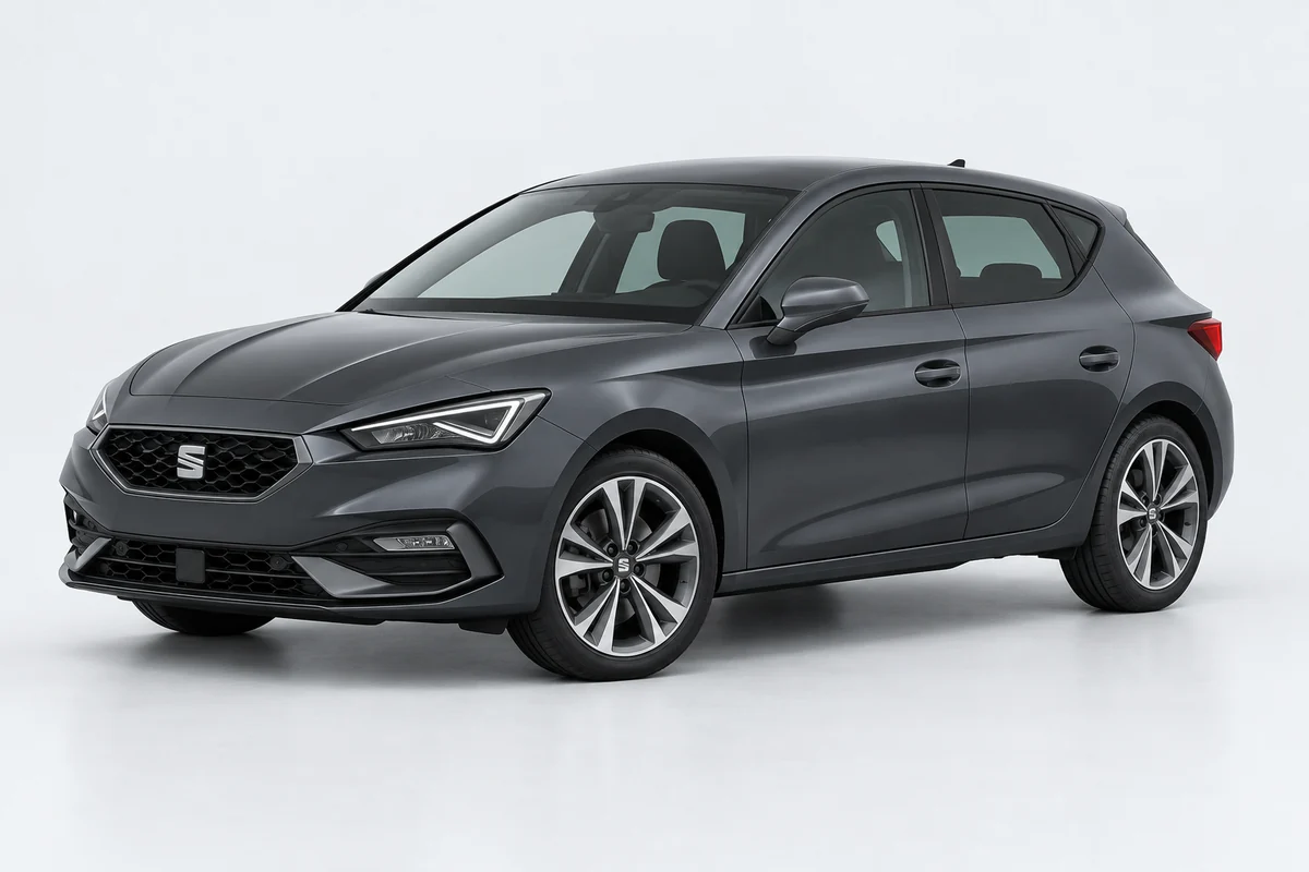 SEAT Leon — вид спереди в три четверти