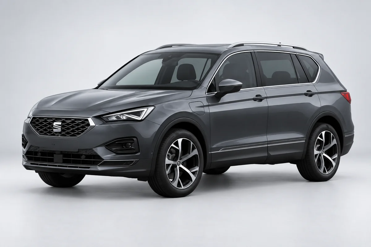 SEAT Tarraco — вид спереди в три четверти