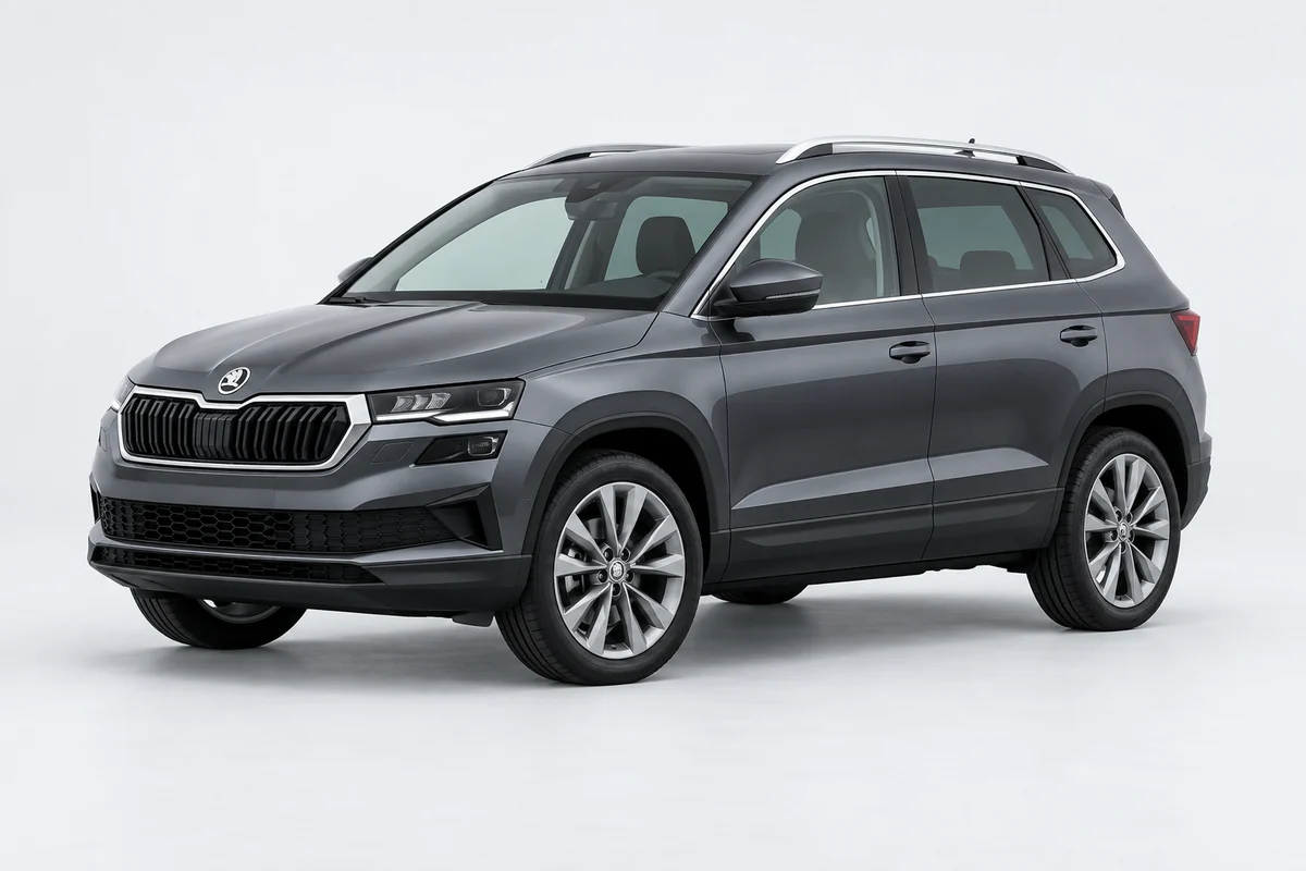 Škoda Karoq — вид спереди в три четверти
