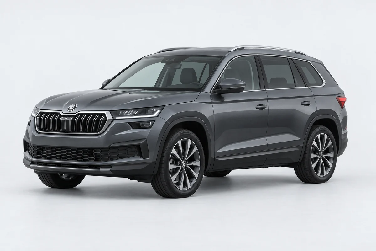 Škoda Kodiaq — вид спереди в три четверти