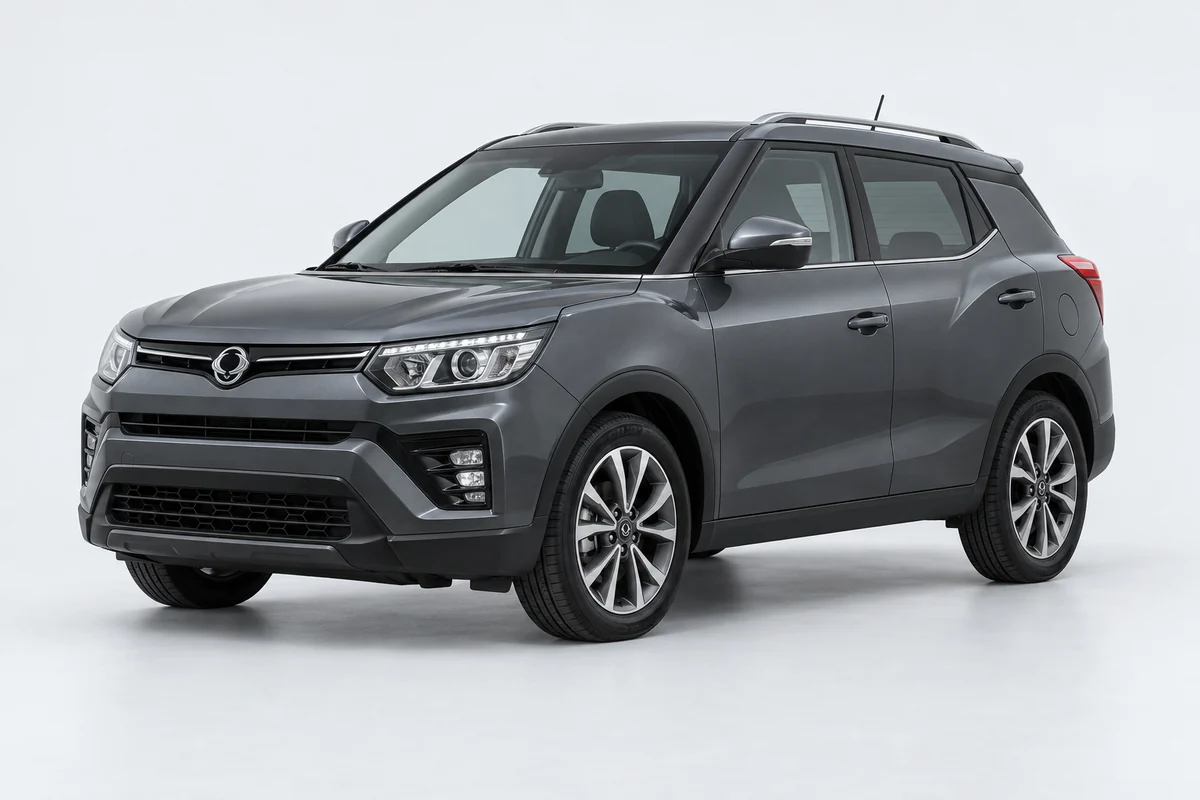 SsangYong Tivoli — вид спереди в три четверти