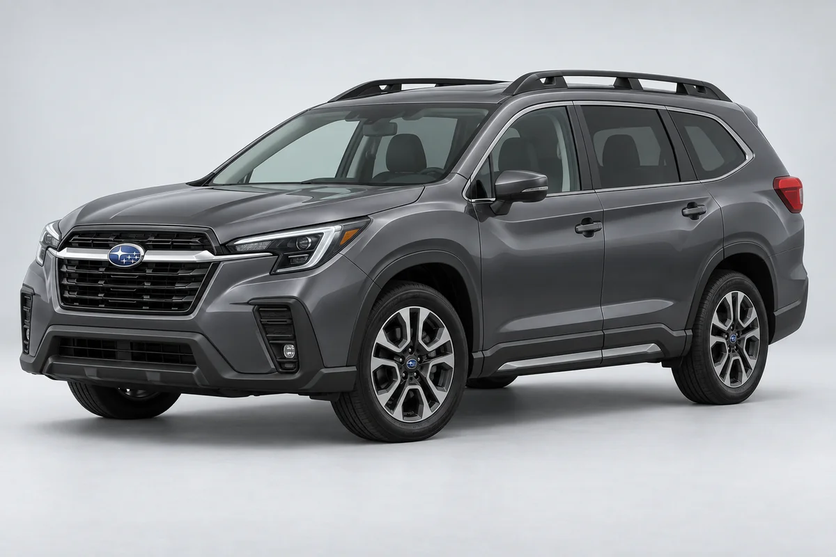 Subaru Ascent — вид спереди в три четверти
