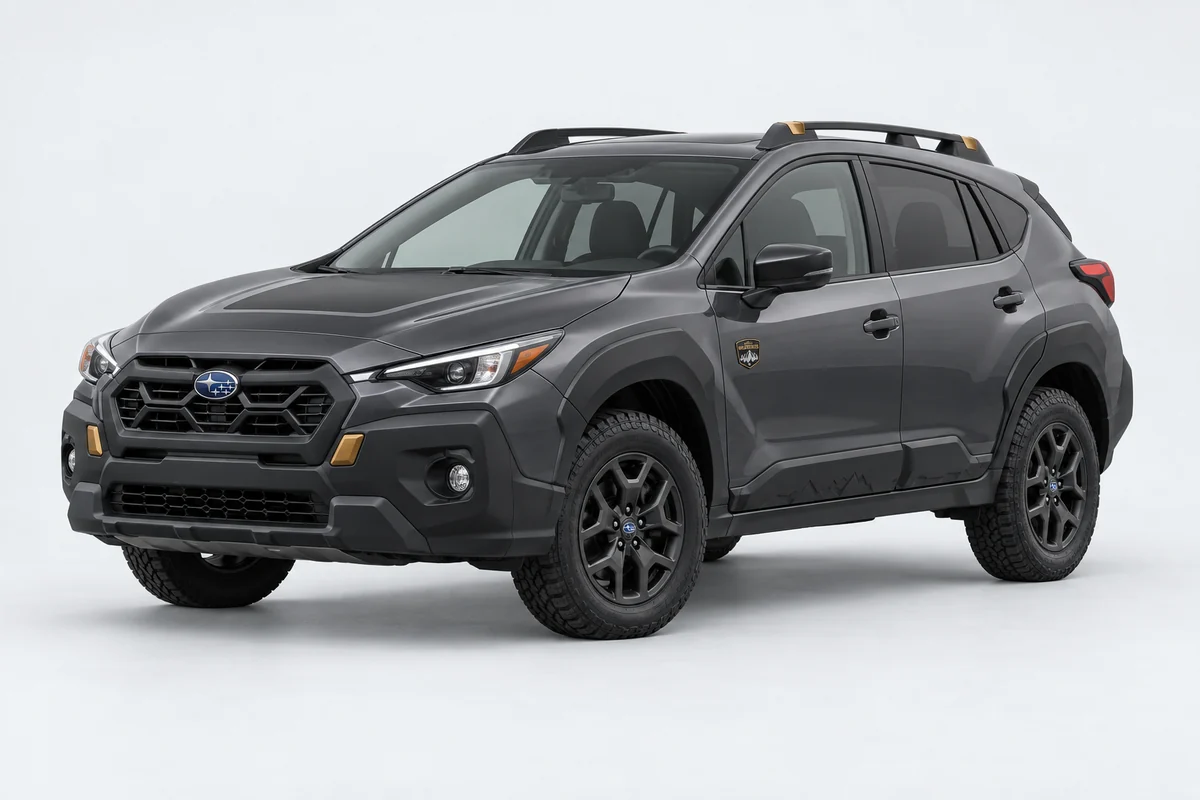 Subaru Crosstrek — вид спереди в три четверти