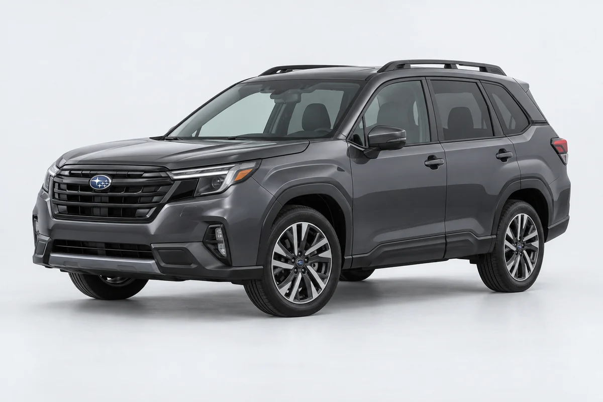Subaru Forester — вид спереди в три четверти