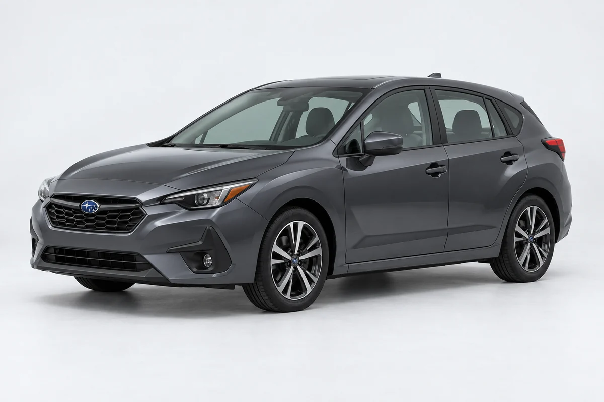 Subaru Impreza — вид спереди в три четверти