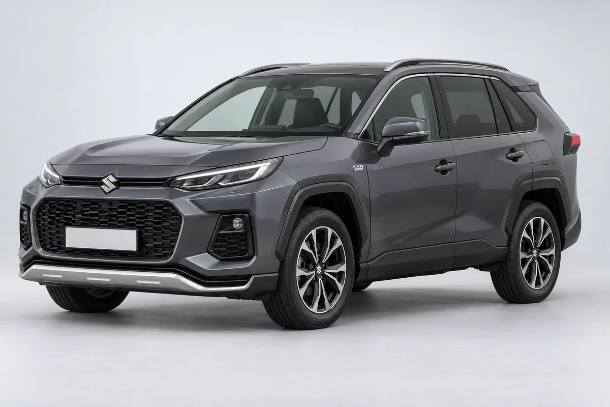 Suzuki Across — вид спереди в три четверти