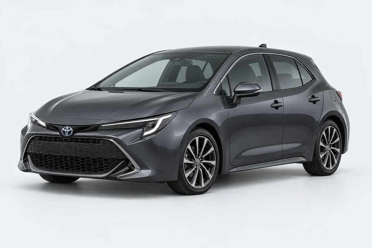 Toyota Corolla — вид спереди в три четверти