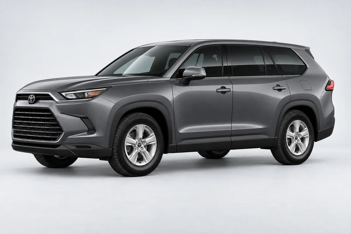 Toyota Grand Highlander — вид спереди в три четверти