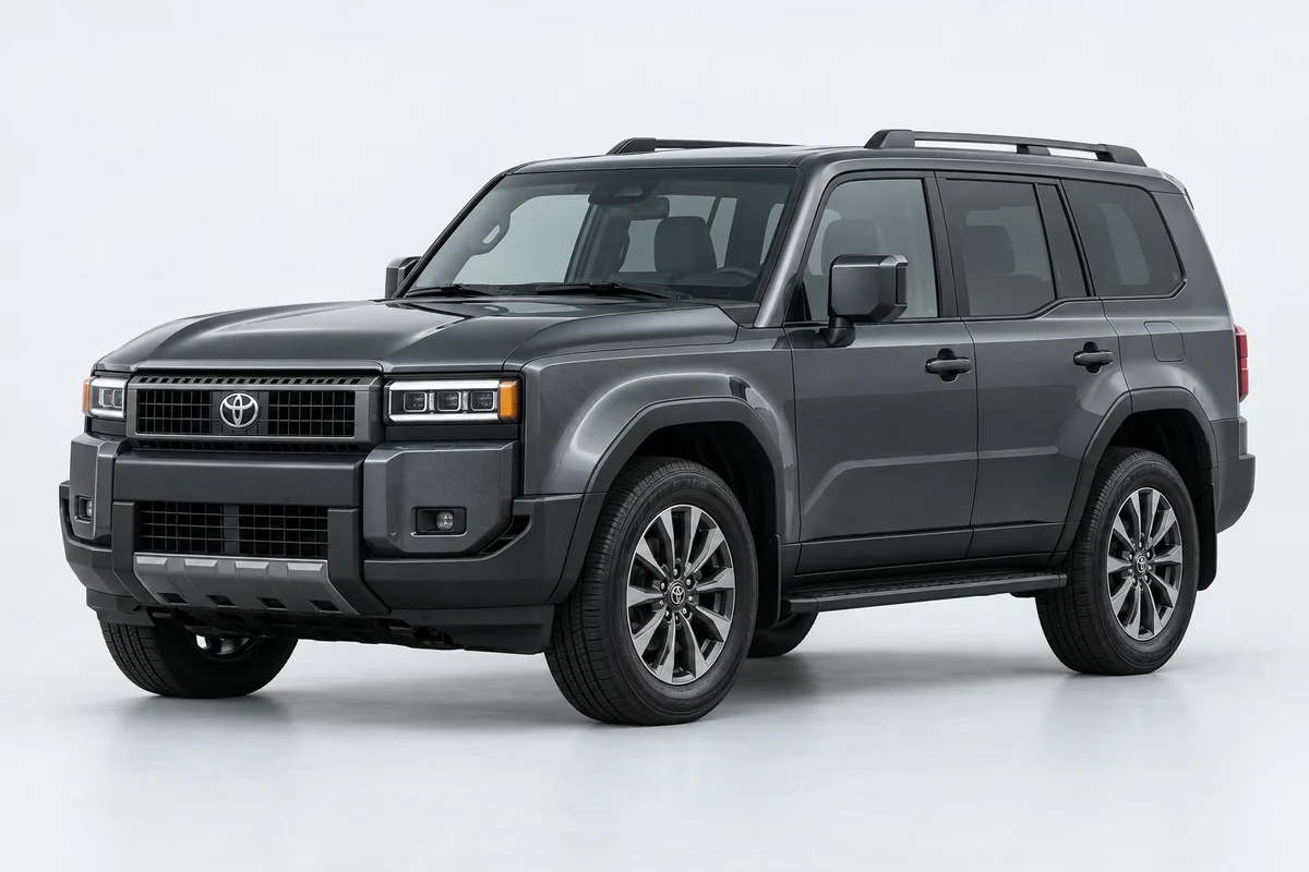Toyota Land Cruiser Prado — вид спереди в три четверти