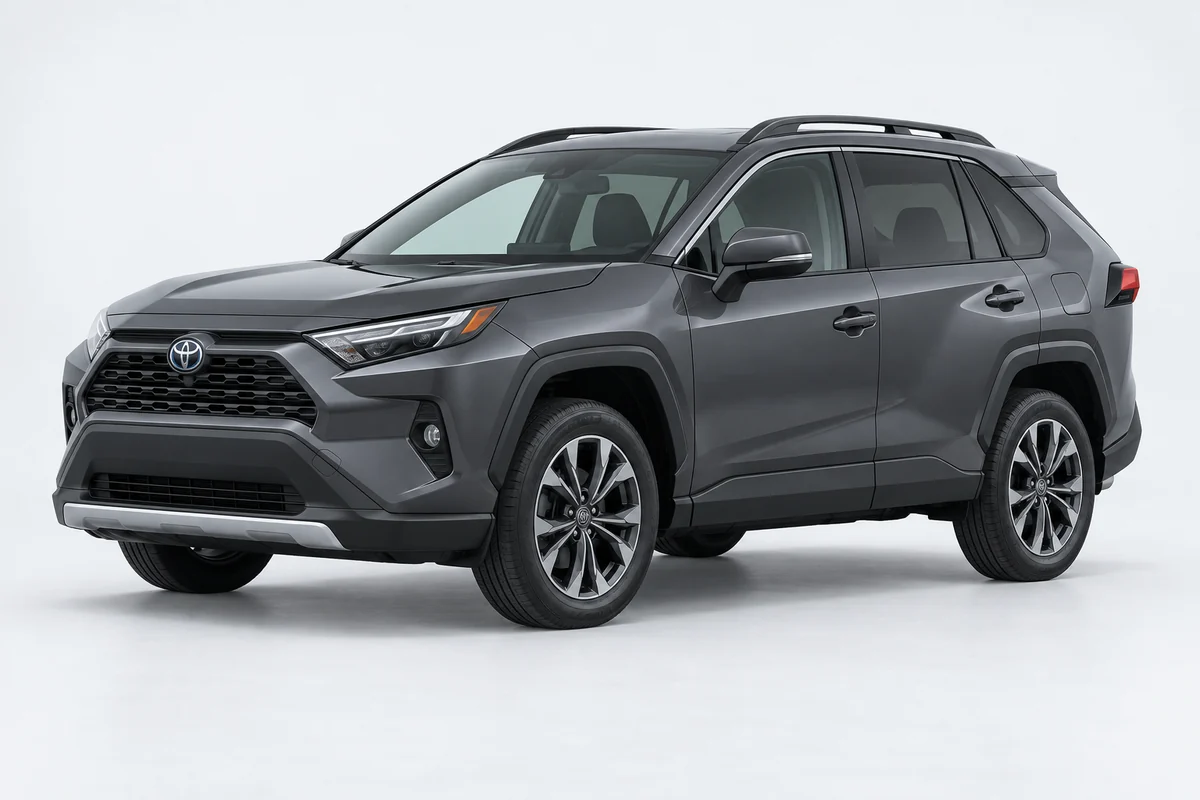Toyota RAV4 — вид спереди в три четверти