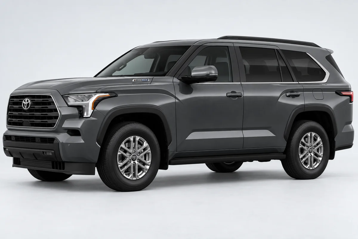 Toyota Sequoia — вид спереди в три четверти