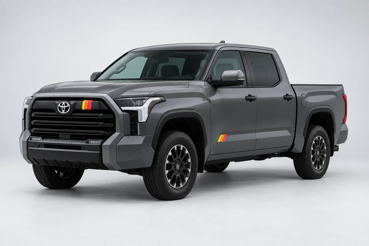 Toyota Tundra — вид спереди в три четверти