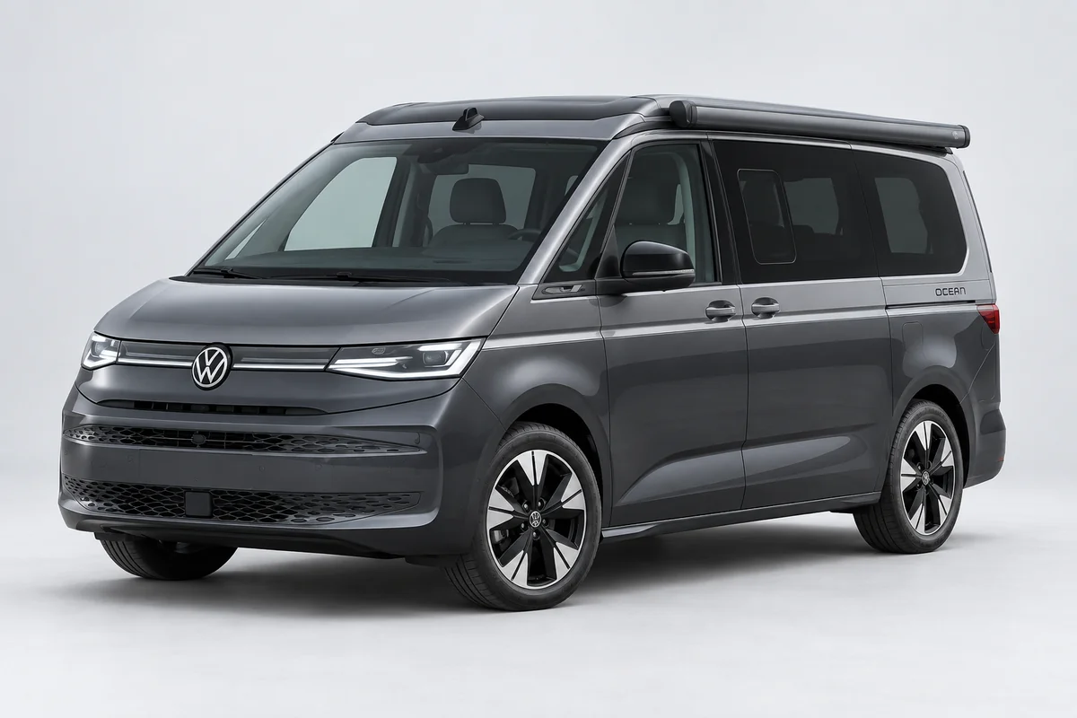 Volkswagen California — вид спереди в три четверти