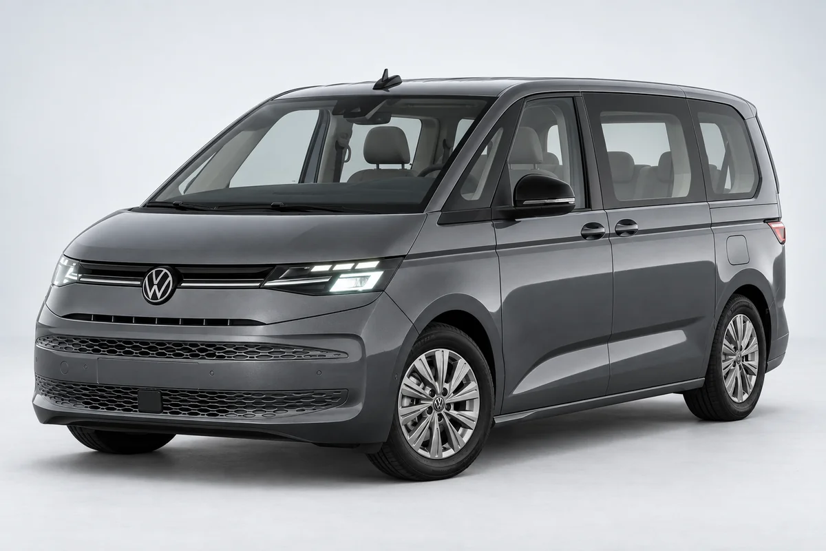 Volkswagen Multivan — вид спереди в три четверти