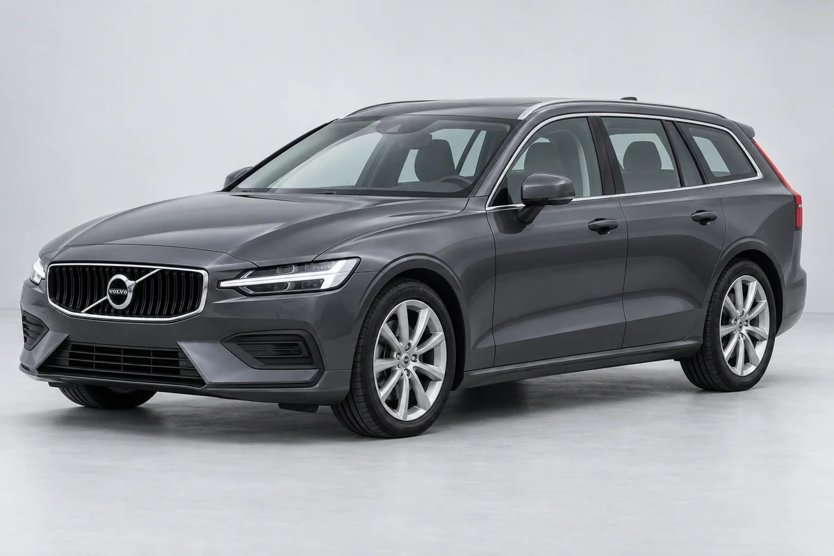 Volvo V60 — вид спереди в три четверти