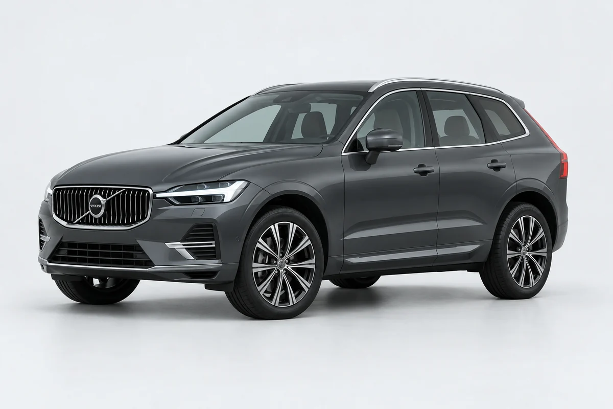 Volvo XC60 — вид спереди в три четверти